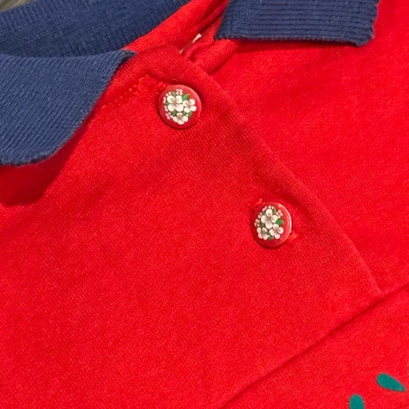 OshKosh B’Gosh Red Goats Sweater 4T Kids Toddler Pullover Excellent Vintage - Picture 4 of 8